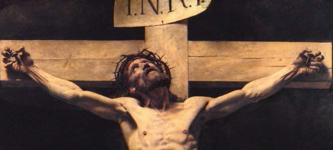 Jesus auf Kruzifix