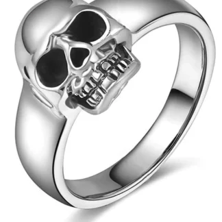 skull silber ring