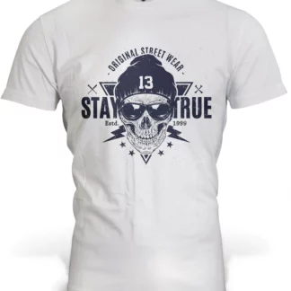 streetwear t-shirt mit totenkopf
